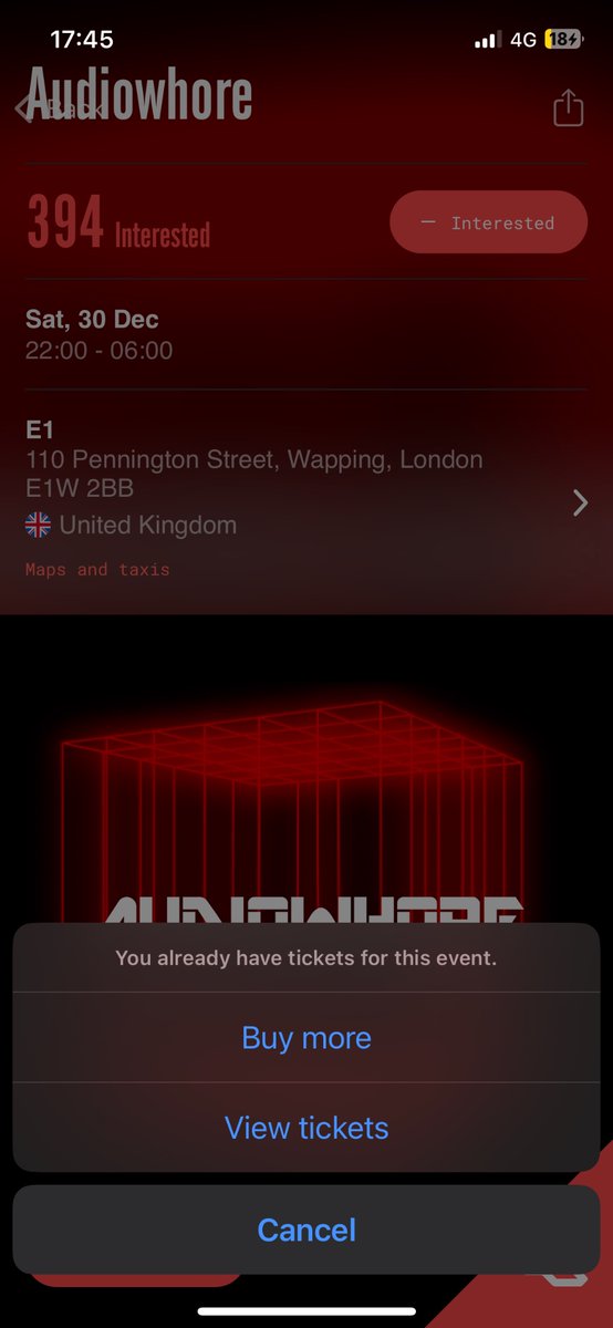 justinsbxtch's tweet photo. Audiowhore audio whore ticket for sale 

£10 one ticket Saturday 30th December https://t.co/5bbsdBsOZv