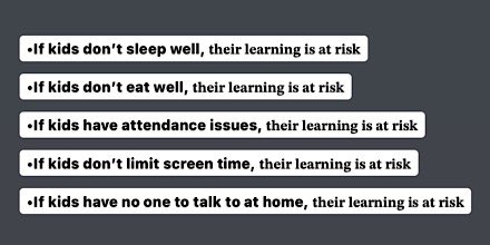 FixingEducation's tweet image. Educators have ZERO control over any of these. 🤔