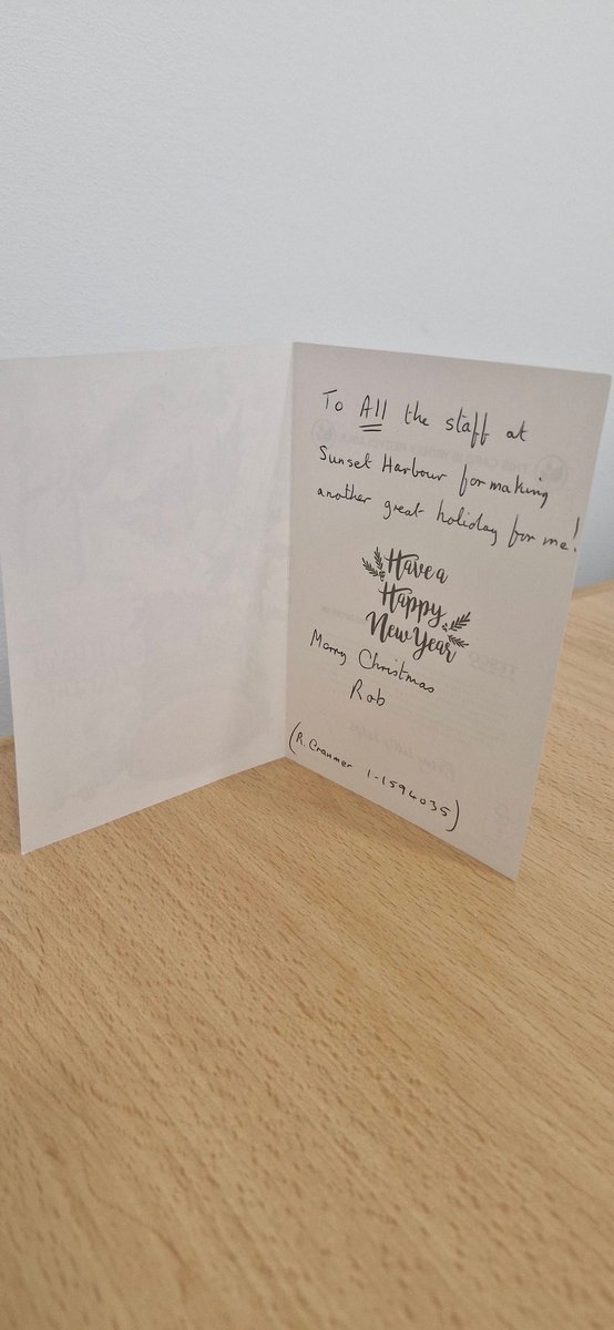 Yohady81's tweet photo. Guests show their #appreciation through the #Christmas cards. Every #recognition counts as an impulse for our work. Thank you! #SunsetHarbourClub #ThePerfectService @Radha_dadlani @RachelDemmy https://t.co/2r8MReQo08
