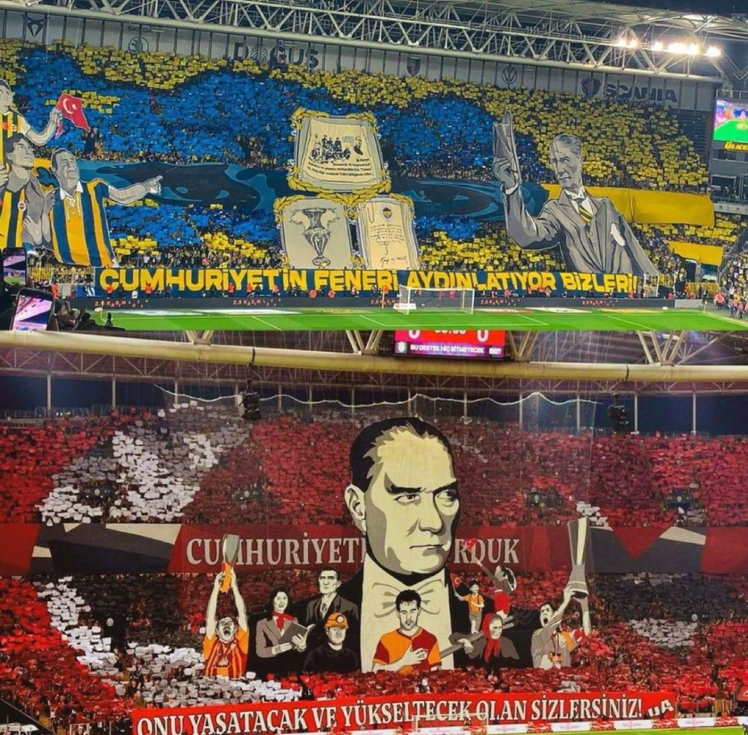 Renklerimiz farklı,
Kanımız aynı. 
🇹🇷🇹🇷🇹🇷 ♥️💛💙 🇹🇷🇹🇷🇹🇷
#GSvsFB