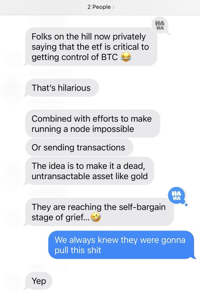 The un-American bureaucrats trying to co-opt and control #bitcoin  are exactly as predictable as you think they are.
