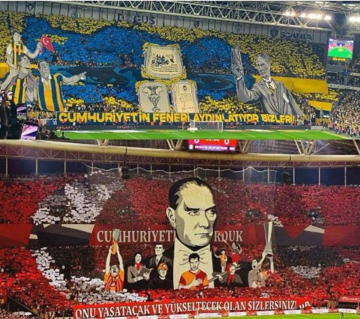 Düşmanların değil varlığınla, yokluğunla bile başa çıkamıyor GAZİ PAŞAM!♥️✊ Teşekkürler… @Fenerbahce @GalatasaraySK