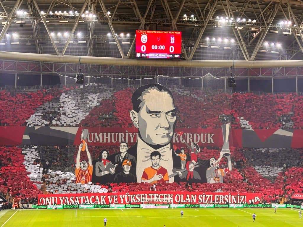 Paşa paşa döneriz, arkamıza dönüp bakmayız bile.

Yaşasın Türkiye!
Yaşasın Atatürk!
Yaşasın Cumhuriyet!
          🇹🇷🇹🇷🇹🇷🇹🇷
Hiçbir kupa, Milli değerlerimizden daha büyük değildir! 🇹🇷

#iptal