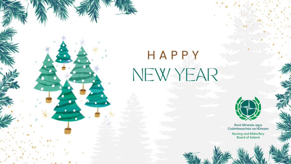 Wishing all our registrants and colleagues a happy and successful New Year