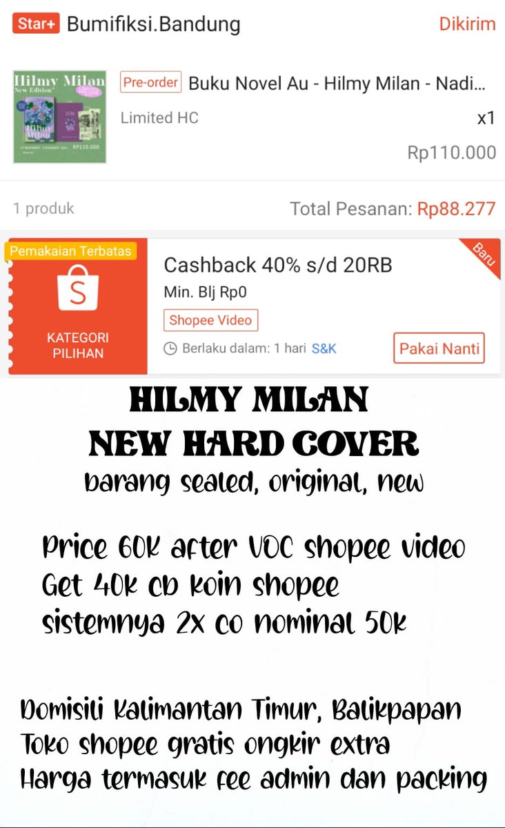 wonyouby's tweet photo. @snowbdiezz barangkali minat ya kak, masih baruu banget belum dibuka. harganya jadi 60k aja, aku lagi butuh uang:D https://t.co/yLTaPWa055