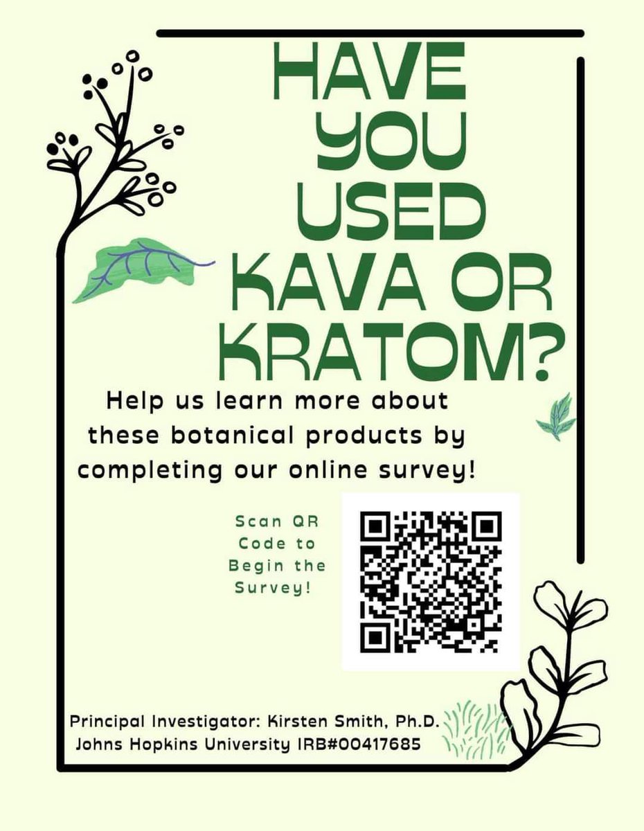 extracts_top's tweet image. Please take the time to fill out this survey. If you have had a positive or negative experience with kratom or kava products it's important to understand that.