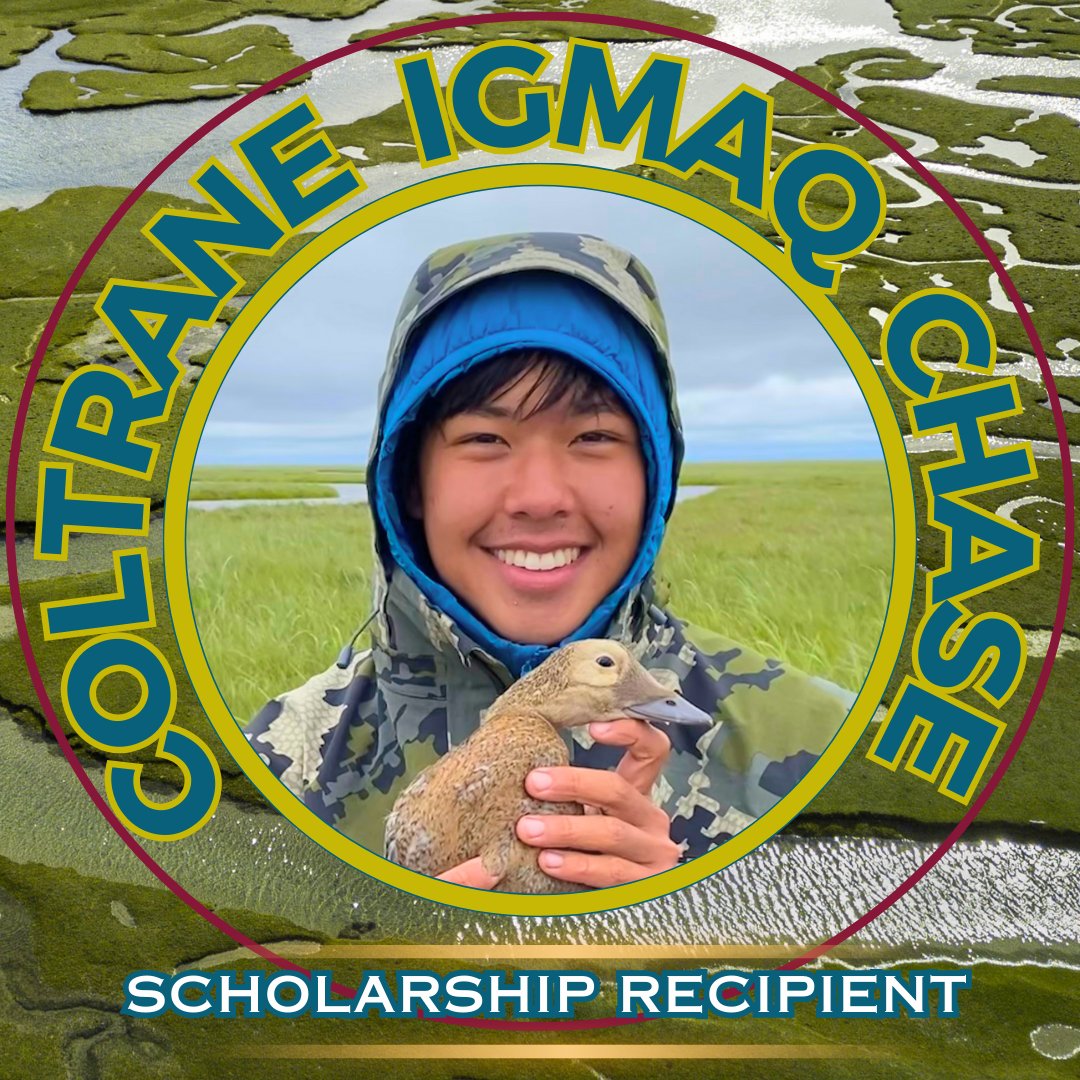 Coltrane Igmaq Chase is a scholarship recipient from Kotzebue. He is working towards his Bachelor's Degree in Natural Resources and Yup'ik Language and Culture from the University of Alaska Fairbanks. Check out his profile on our website: calebscholars.org/scholars/coltr…