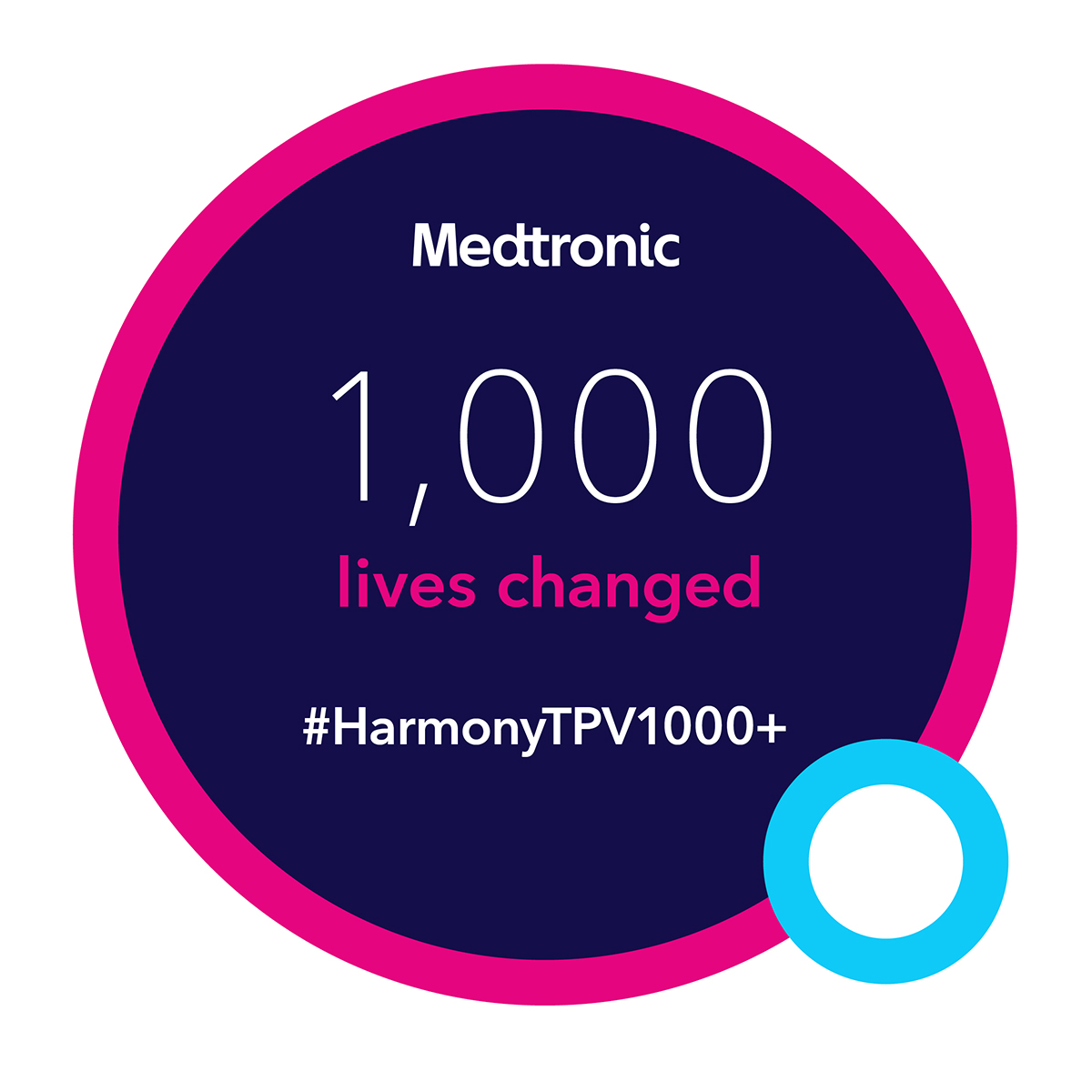 Hunter and others like him chose Harmony™ TPV. Celebrating 1000+ Harmony TPV patients treated globally — and counting! See risk info bit.ly/3TOTJJU | Learn more: bit.ly/48k5bll #HarmonyTPV1000