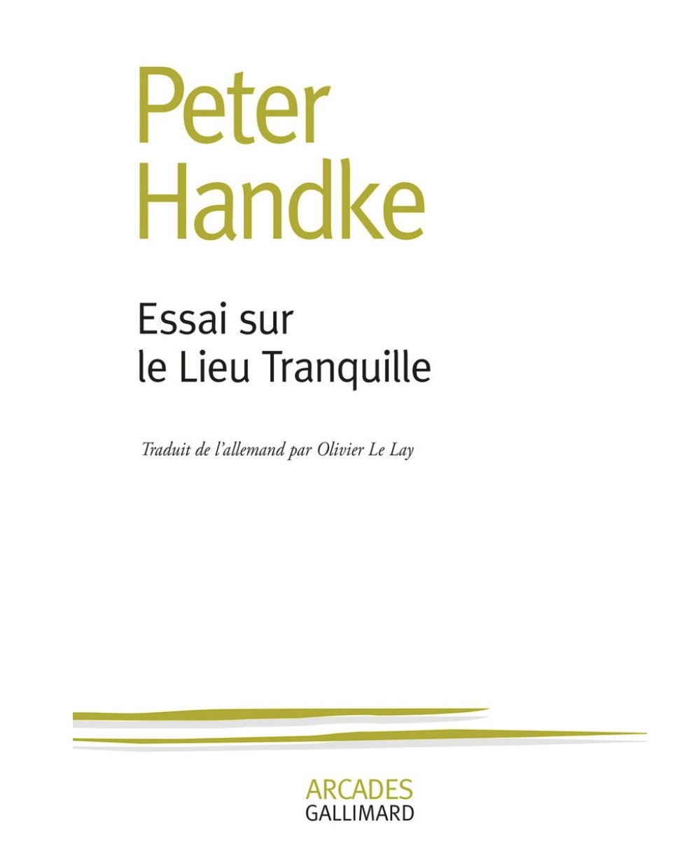 Histoire d'enfant - Peter Handke - Gallimard - Grand format