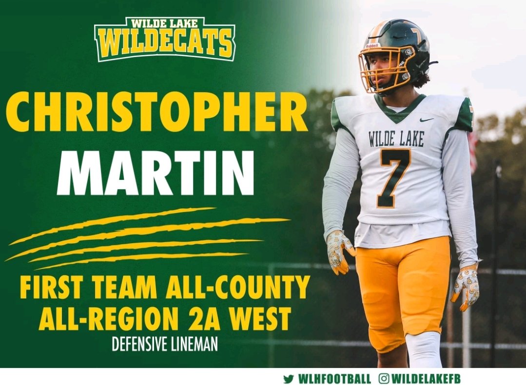 WlhFootball's tweet photo. Congratulations to all our Wildecats who received 1st Team All County and All-Region/All-State  recognition. https://t.co/DUGkpXrIlR
