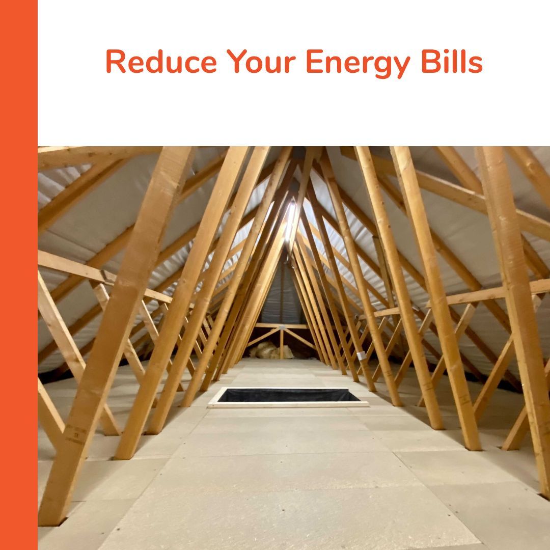 NWHC_'s tweet image. Reduce your energy costs and prevent dampness in the loft with LoftZone StoreFloor. Its innovative design allows for easy installation of loft insulation and keeps the space dry and ventilated without the need for an additional fan. #LoftZone #EnergySavings #DampPrevention