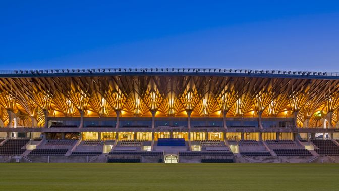 Bir stad Macaristan'da.