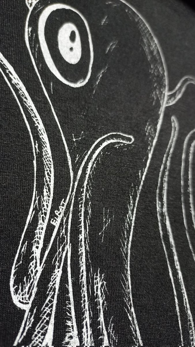 ElRatDesigns's tweet photo. 'Octoclops' t-shirts almost ready.

https://t.co/dwaSVNoyYD

#elrat #elratdesigns #octoclops #originaltshirts #handmade https://t.co/UyFgo0pe3c