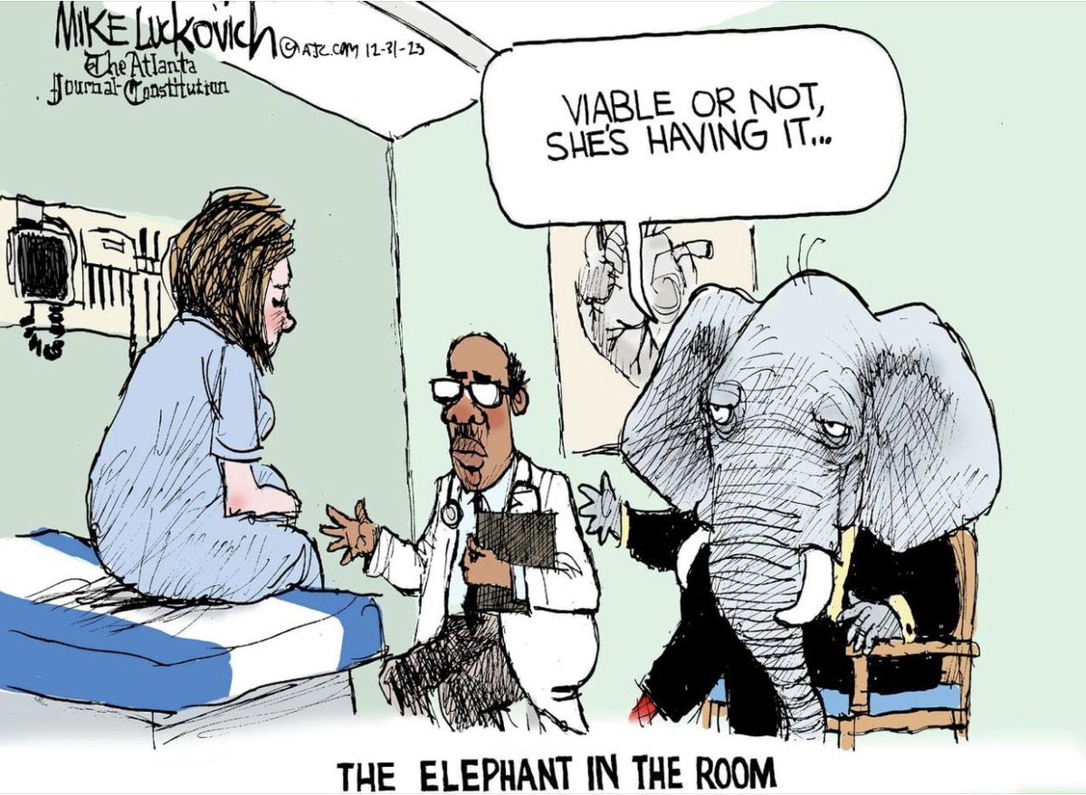 The best way to keep the elephant out of your medical exam room is to elect more women in 2024 who are committed to restoring reproductive freedom! Help us recruit, train, elect and re-elect women candidates with your gift here: gawinlist.com/donate