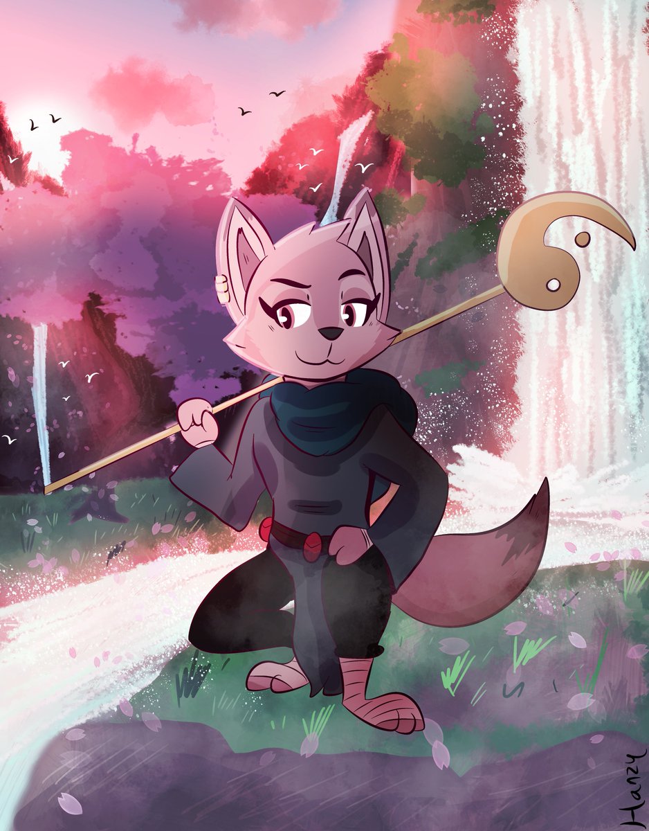 Han00my's tweet photo. Zhen from the upcoming Kung Fu Panda 4 movie
#KungFuPanda4 
#fanart 
#zhen https://t.co/qdqrMlUYs7