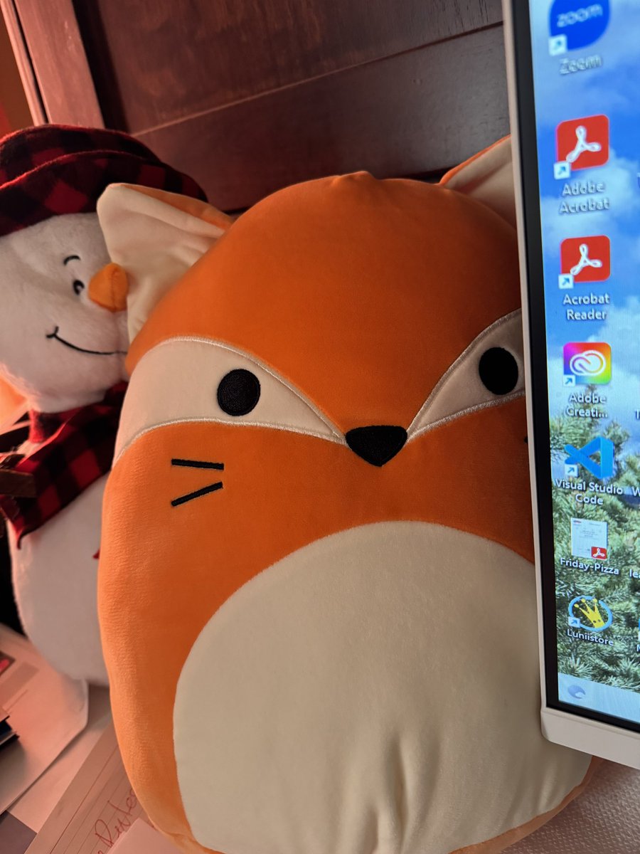 Look who got here before my birthday ❤️🫶🏼🦊