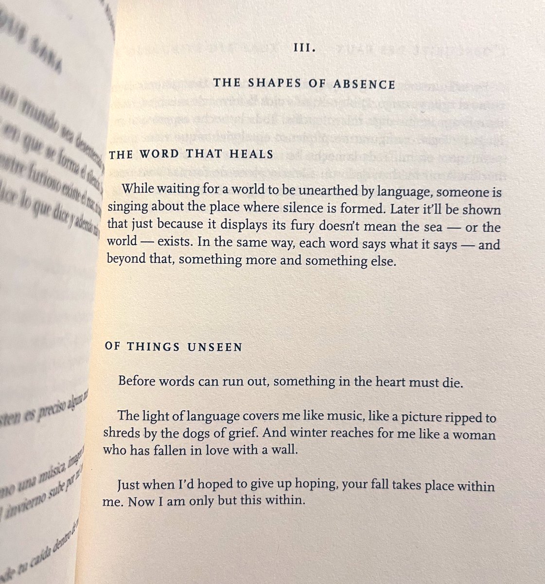 “Before words can run out, something in the heart must die.” —Alejandra Pizarnik tr. by Yvette Siegert