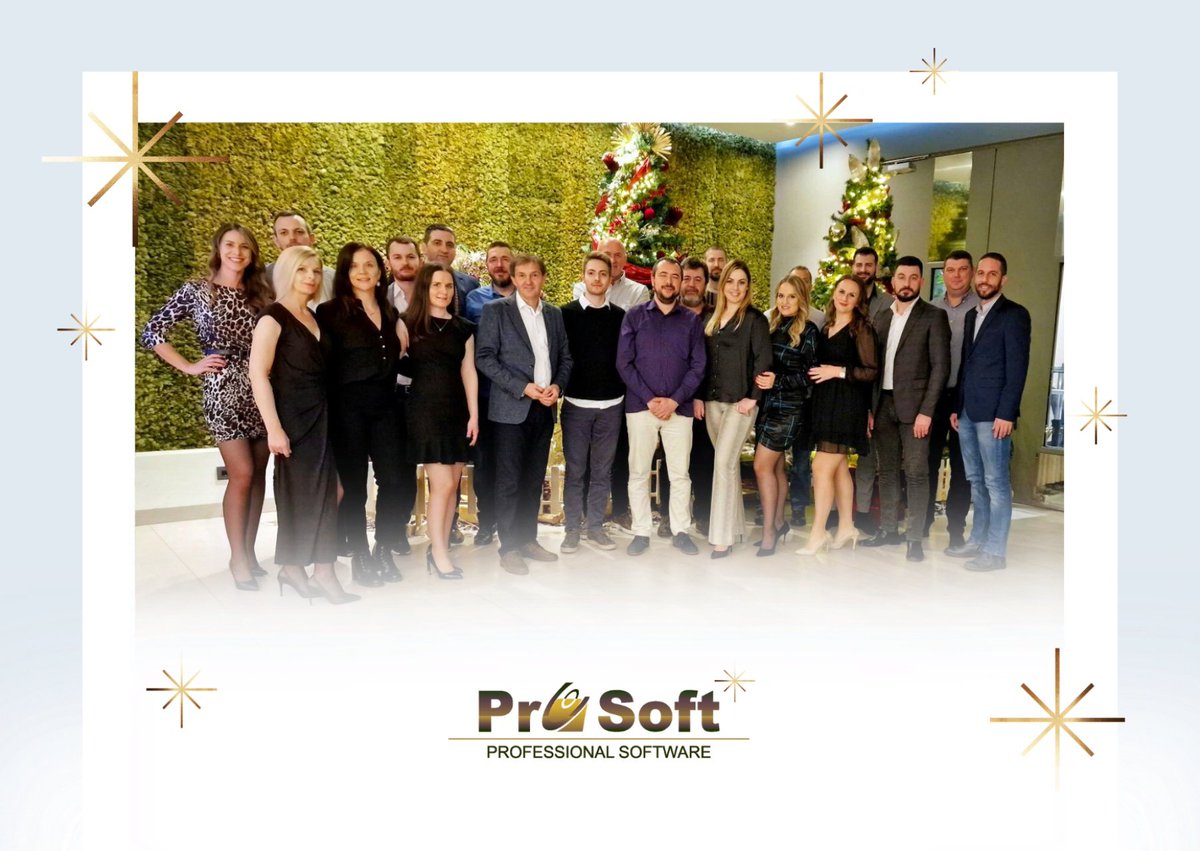 ProSoftSistem's tweet image. Završava se još jedna nezaboravna godina prepuna novih izazova i uspeha. 

Zahvaljujemo se svim našim, divnim kolegama na trudu koji ulažu da sve funkcioniše besprekorno i dragim partnerima na ukazanom poverenju!

Hvala vam što ste deo naše priče. 🌟

#prosoftsistem 
#prosoft