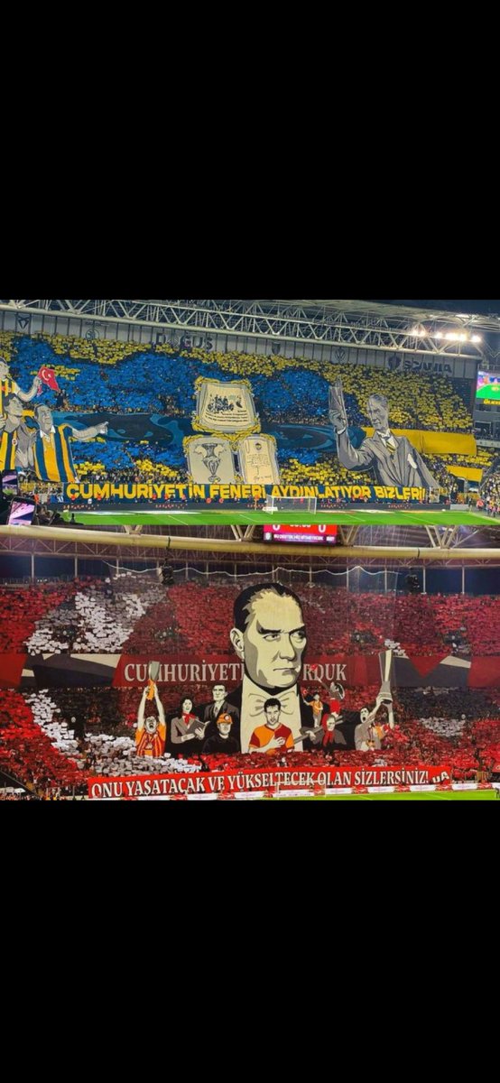 Aslan parçalarım Sarı Kanaryalarım  #GSFB yürüyün be… #AliKoc #FBvGS