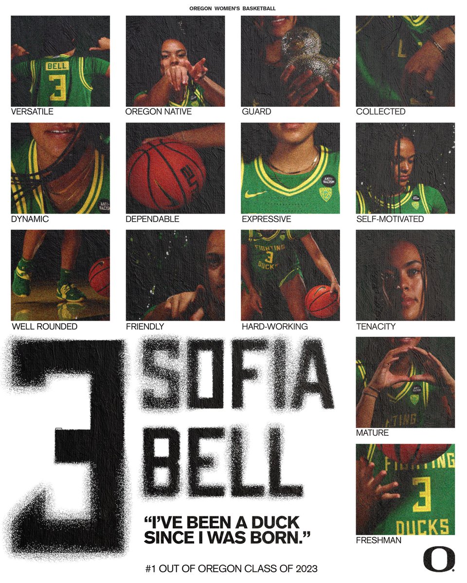 Oregon Women’s Basketball (@oregonwbb) on Twitter photo Does the name ring a Bell?
Well, it will. From up the road in Portland, say hello to <a href="/SofiaJoyBell/">sofia bell</a>. Sofia was the 26th overall-ranked recruit in the country according to espnW’s Top 100. She’s looking to follow in the footsteps of her father, Greg, who played basketball for Does the name ring a Bell?
Well, it will. From up the road in Portland, say hello to <a href="/SofiaJoyBell/">sofia bell</a>. Sofia was the 26th overall-ranked recruit in the country according to espnW’s Top 100. She’s looking to follow in the footsteps of her father, Greg, who played basketball for
