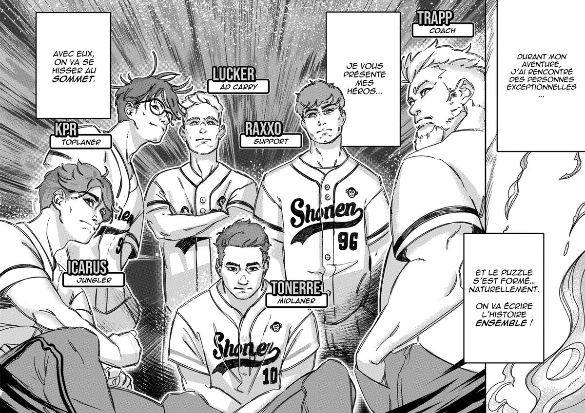 ON Y EST !

VOICI LA LINE UP OFFICIELLE D’ESPRIT SHONEN POUR LA LFL DIVISION 2 !

TOP : @kopr_lol 
JUNGLE : <a href="/Icarus__lol/">icarus</a> 
MIDLANE : <a href="/Tonerre_lol/">Tonerre</a> 
ADC : <a href="/Lucker/">Lucker</a> 
SUPPORT : <a href="/Raxxo_LoL/">Raxxo</a> 
SUB : <a href="/Rayming_/">LFT Rayming</a>