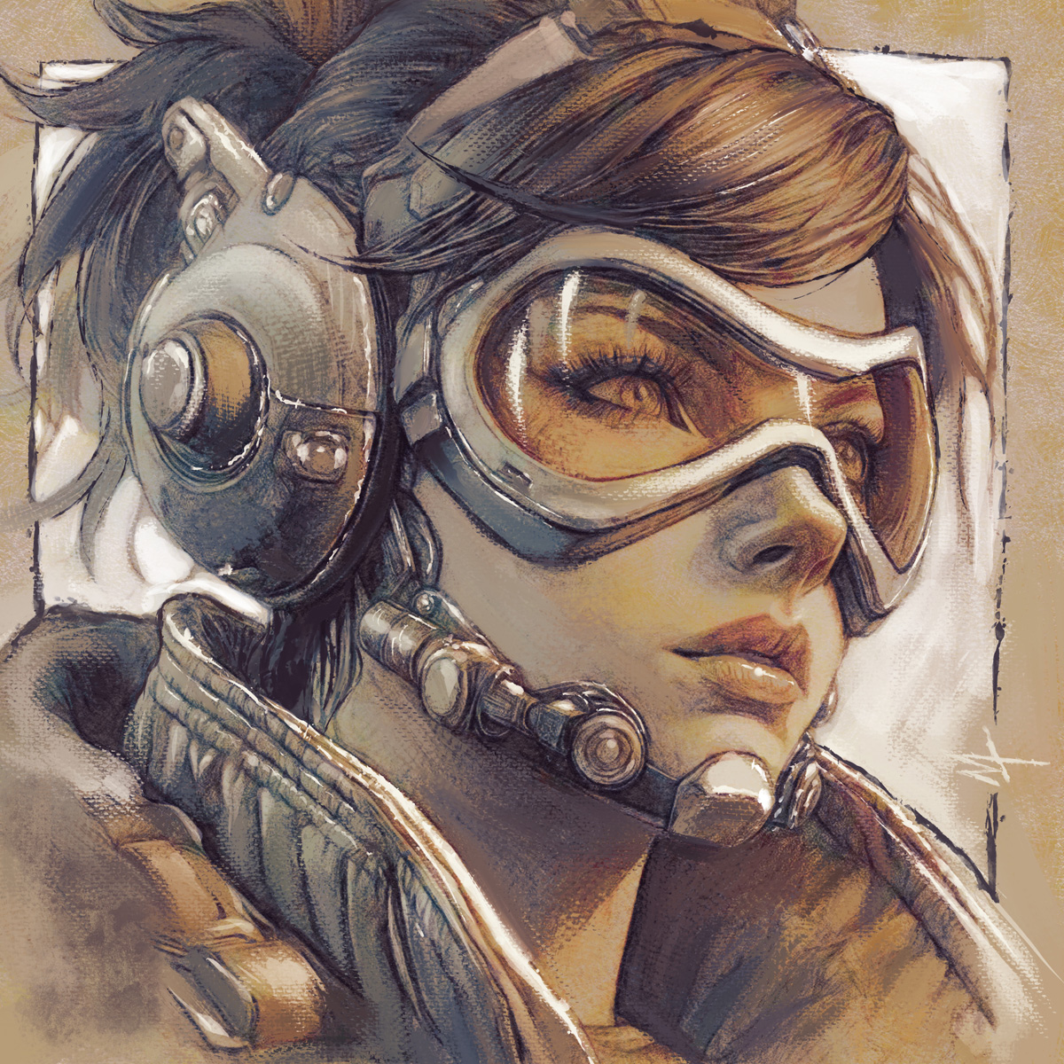 marcoturini's tweet photo. Tracer from Overwatch but in my style :) Overwatch have really cool concepts, isn't ?#tracer #overwatch #gameart #fanart #procreateart #artistsontwitter https://t.co/vKFFoszPnh