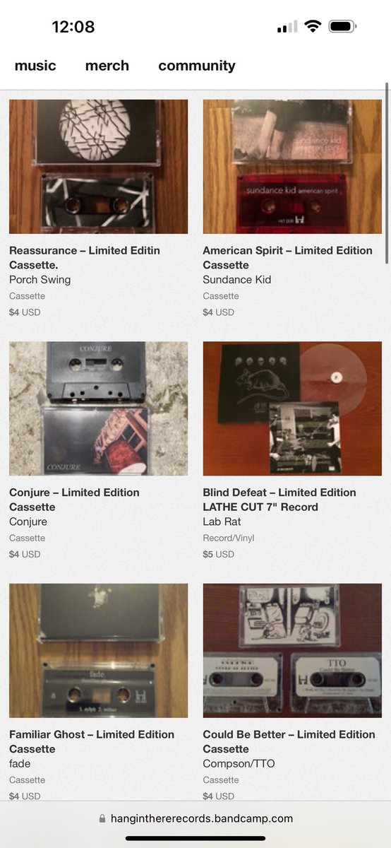 Hang In There put up the last copies of IRNTUAI on CD on their Bandcamp! Also physical copies of my old bands Porch Swing and Survival Soundtrack.  Get some Iowa emo HISTORY.

hanginthererecords.bandcamp.com/merch