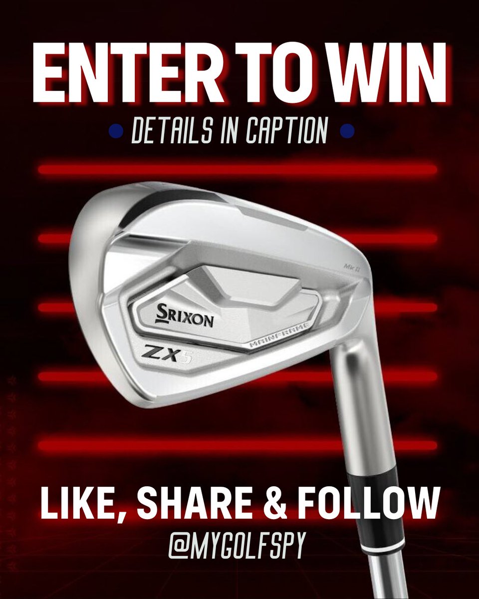 MyGolfSpy's tweet image. #GIVEAWAY 🏌🏼‍♂️🚨 Did you miss it?!

To celebrate our readers...

If we reach 300,000 on Instagram by noon on New Year's Eve - we're handing out 3 brand new sets of @SrixonGolf ZX5 MkII Irons!

🖤 LIKE 
🔄 REPOST 
✅ ENTER HERE: instagram.com/mygolfspy/