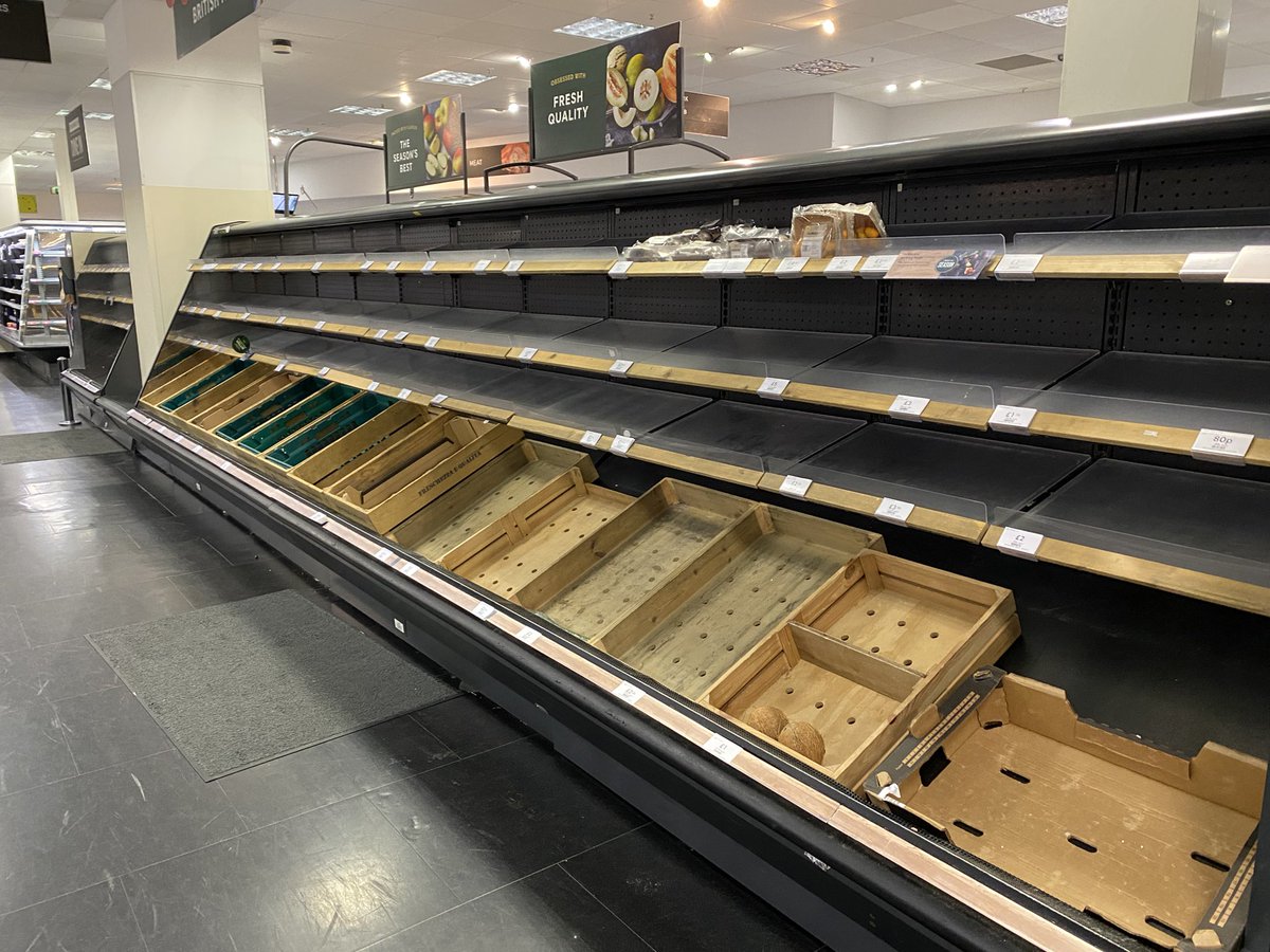 Amadeus_IOM's tweet photo. It’s Soviet Weeks at @marksandspencer Douglas: experience the feeling of the 80s USSR as you come in from the freezing cold and stare at empty shelves. Sponsored by the Steam Packet and #StormGerrit #iom #isleofman https://t.co/Z04JRjcKvC