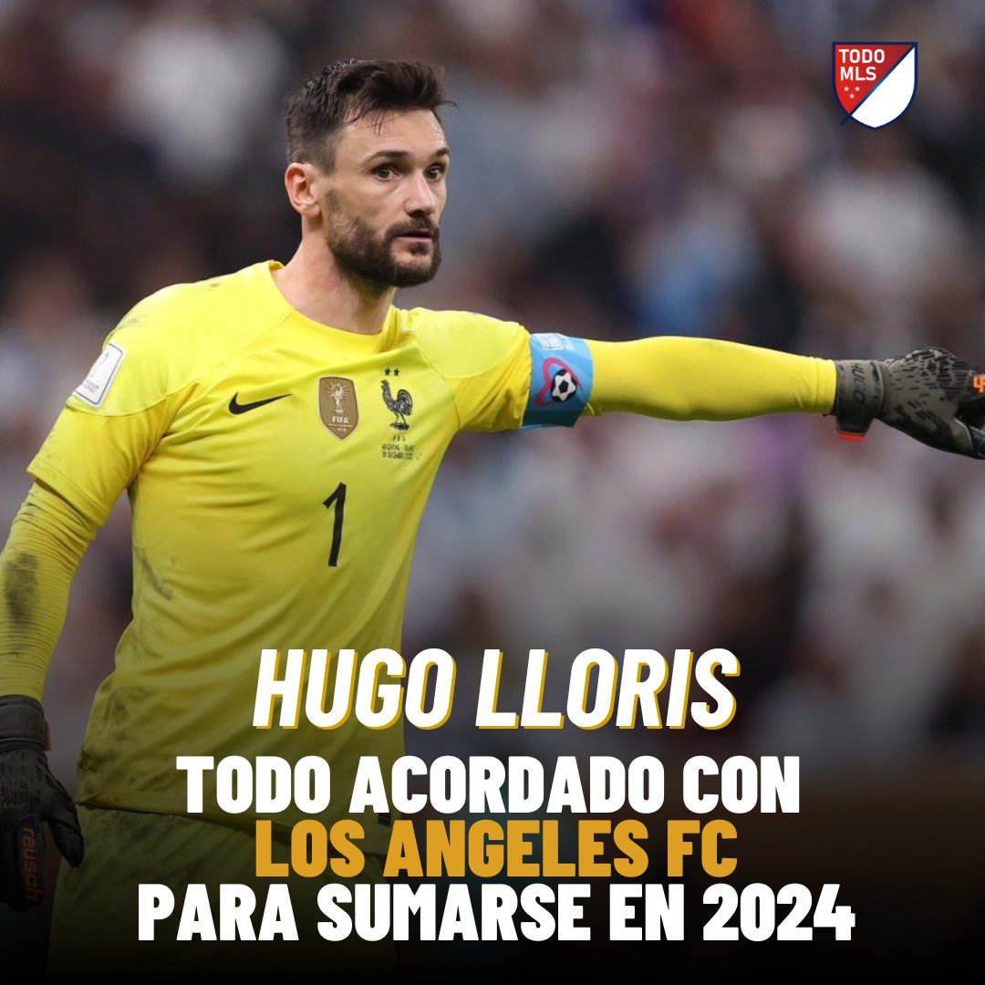 #LAFC | El arquero Hugo Lloris (37) llegó a un acuerdo con <a href="/LAFC/">LAFC</a>.

Tal como indicó <a href="/FabrizioRomano/">Fabrizio Romano</a>, el francés firmará su contrato por un año para la temporada 2024 con posibilidad de extensión.