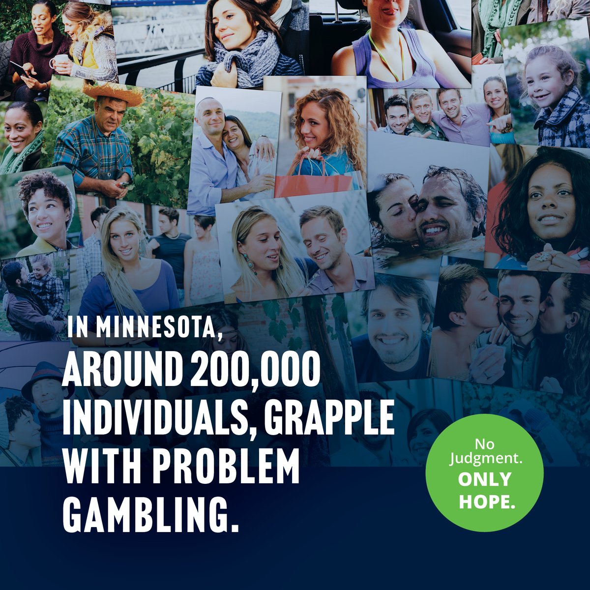 MNGamblingHelp's tweet photo. In Minnesota, around 3.5% of the population, or 200,000 individuals, grapple with problem gambling. (Gambling in Minnesota: A Study of Participation, Attitudes, and the Prevalence of Problem Gambling, February 2020). 

#problemgambling #gamblinghelp #Problemgamblingsupport https://t.co/DuQiUBKTW8
