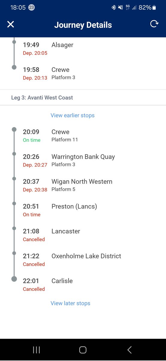 doonhamer67's tweet photo. @AvantiWestCoast I need to be in Carlisle latest by 23.00 as I then have a train to catch to Annan. HELP https://t.co/LXTFNpq6tz