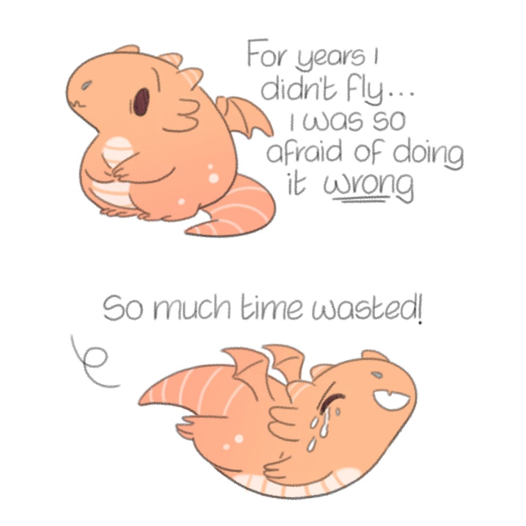 Small dragon would like you to learn from their mistakes 