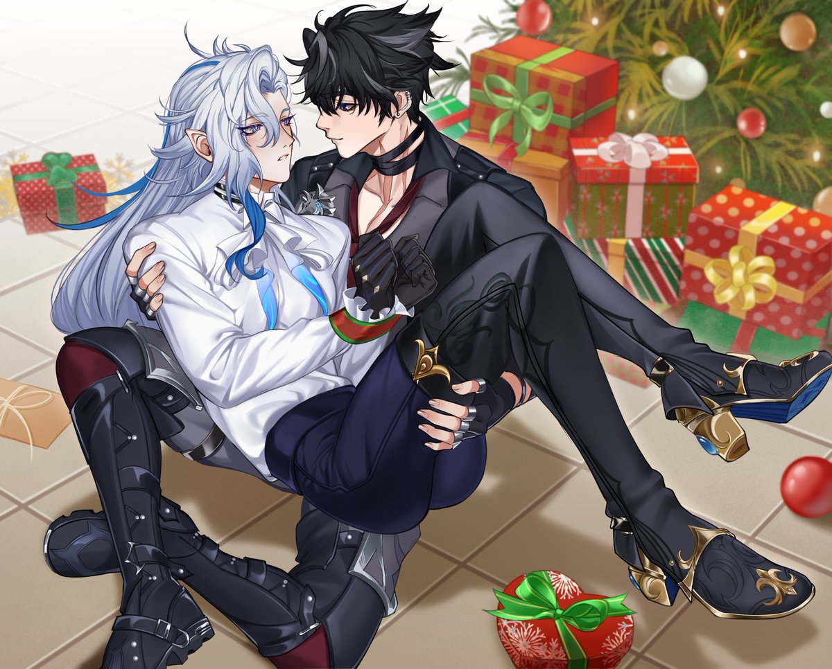 Yoruhimeo's tweet photo. The best gift for the New Year

#Neuvillette #Wriothesley #wriolette https://t.co/AqQxVQ4vRH
