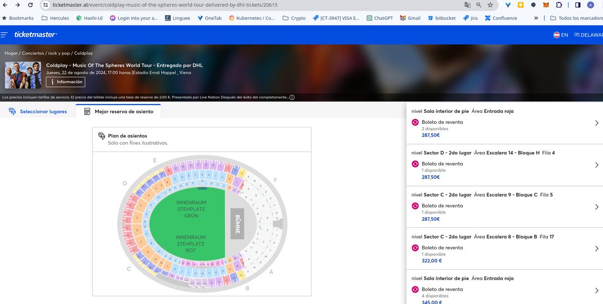 acannno's tweet photo. https://t.co/Cz2N9IKuqT, Tickets für den 22. August sind wieder im Verkauf, es sind nur noch wenige Einheiten verfügbar.
https://t.co/Cz2N9IKuqT, tickets for August 22nd on sale again, there are only a few units available. #Coldplay #ColdplayVienna #Vienna #Austria https://t.co/UuDjrkxw0t