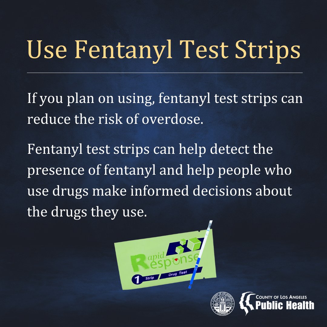 lapublichealth's tweet image. Party responsibly this New Year’s by carrying naloxone and using fentanyl test strips.

1/2