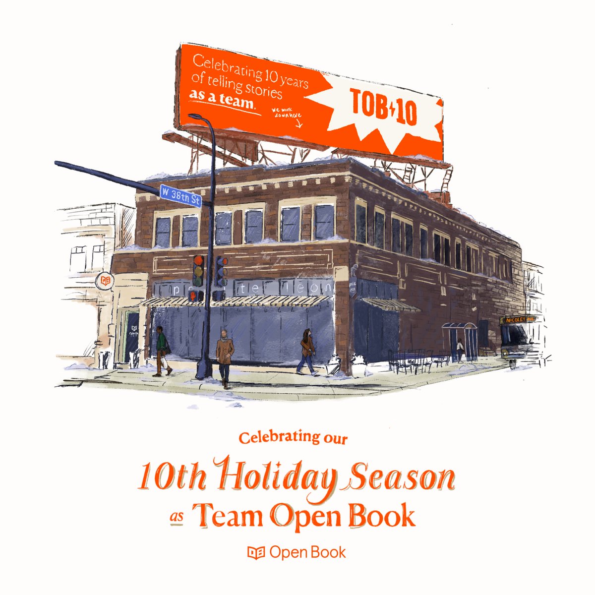 For this year’s Christmas card, we created this illustration of the building our team has long called home. From in here, we’ve been privileged to shape thousands of stories we hope have shaped lives and organizations in meaningful ways. 
Happy holidays from our home to yours.