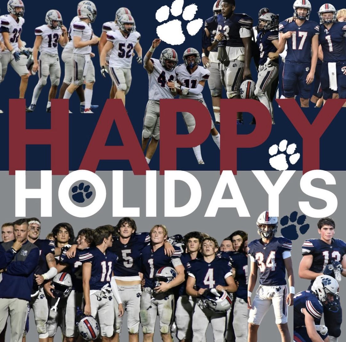 The Lions are wishing everyone a wonderful and safe holiday season! 

Happy Holidays!

#AAAO🦁🐾🏈