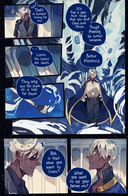 Alcor asking some important questions!
Definitely helps he's already had experience with the council not being great! :O

#StarCrossed 