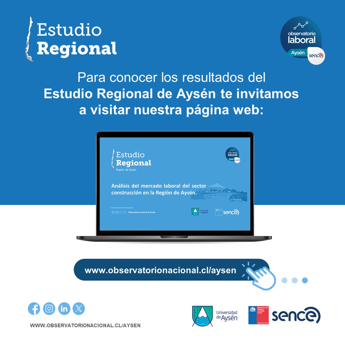 Descubre el Estudio Regional sobre el mercado laboral en la construcción en la Región de Aysén. Analizamos la cadena de valor en colaboración con la Cámara Chilena de la Construcción. observatorionacional.cl/publicaciones/… 
<a href="/SenceChile/">Servicio Nacional de Capacitación y Empleo, Sence.</a> <a href="/SenceAysen/">Sence Aysen</a> <a href="/MintrabAysen/">Seremi Trabajo Aysén</a> <a href="/UdeAysen/">UniversidadAysén</a> <a href="/marcio_villouta/">Marcio Villouta Alvarado</a>