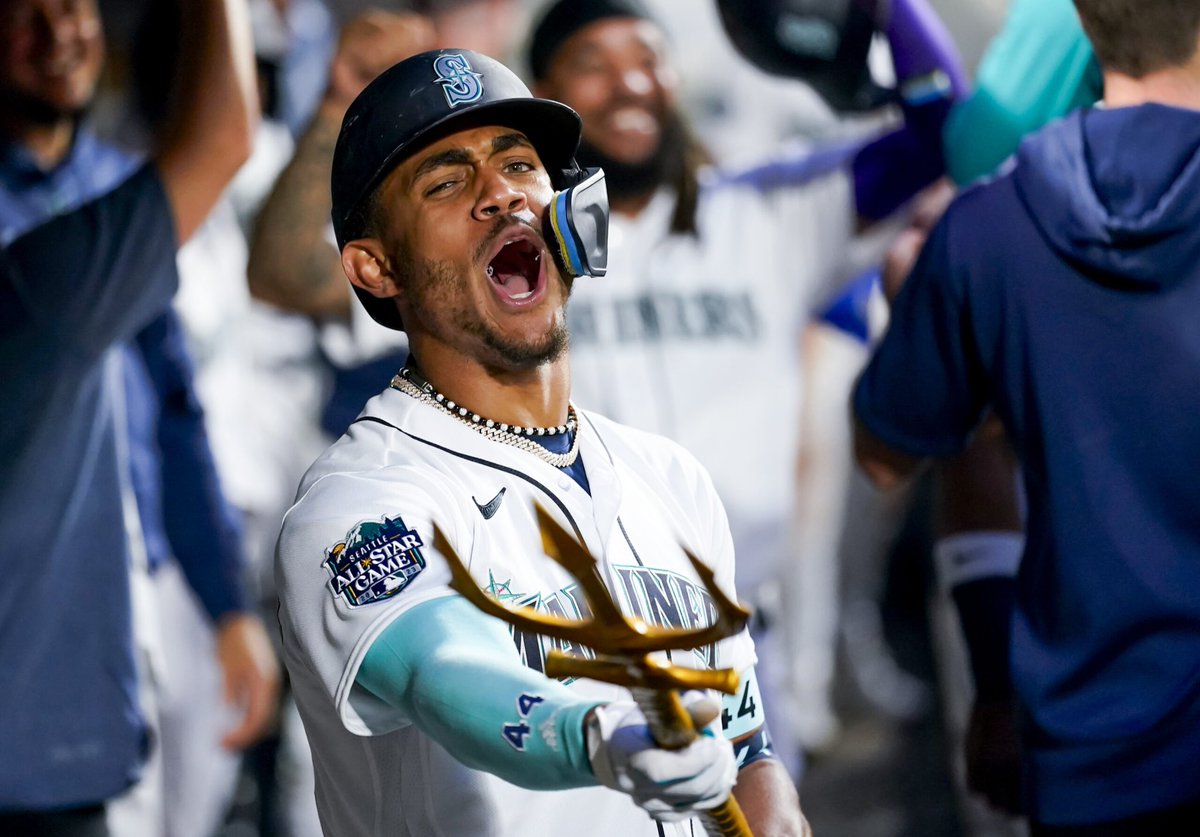 Julio Rodríguez, who celebrates his 23rd birthday today, is the ONLY player to ever win a Silver Slugger in each of his first 2 MLB seasons.