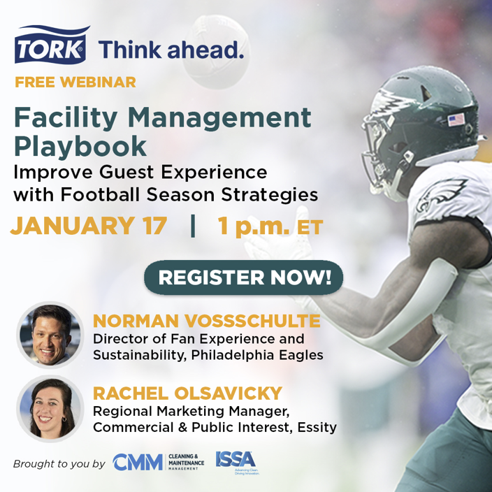 Join Tork and the Philadelphia Eagles for an insightful discussion about how to create the optimal guest experience through this informative webinar hosted by CMM Magazine. Register here: ms.spr.ly/6012i500o