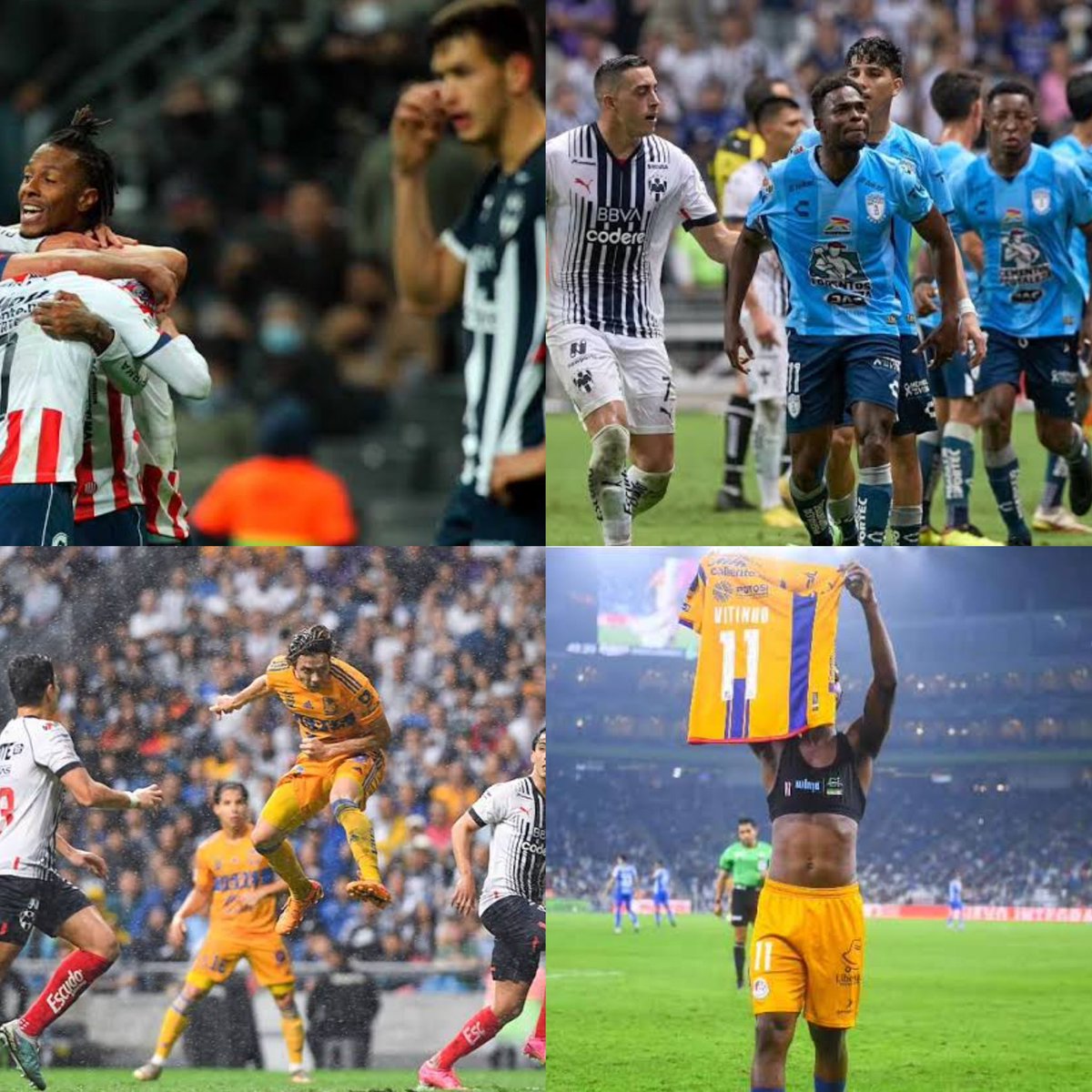 ¿Cómo le ha ido a Rayados después del título conseguido en 2019? De 7 liguillas, en 6 los han eliminado en su propio estadio. CL20: Ú𝗹𝘁𝗶𝗺𝗼 𝗹𝘂𝗴𝗮𝗿, 𝘁𝗼𝗿𝗻𝗲𝗼 𝘀𝘂𝘀𝗽𝗲𝗻𝗱𝗶𝗱𝗼. AP20: 𝗘𝗹𝗶𝗺𝗶𝗻𝗮𝗱𝗼𝘀 𝗲𝗻 𝗿𝗲𝗽𝗲𝗰𝗵𝗮𝗷𝗲 𝗽𝗼𝗿 𝗣𝘂𝗲𝗯𝗹𝗮 𝗲𝗻 𝗲𝗹…