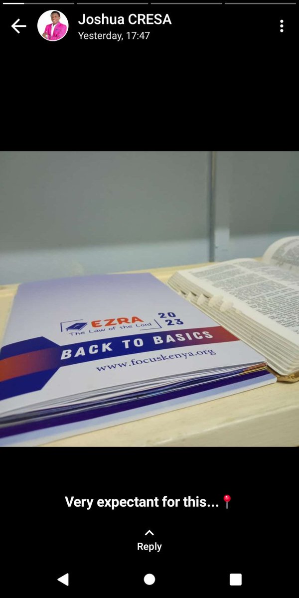 CHIROMOCAMPUSCU's tweet photo. Plenary 2 went down tonight π₯
The challenge of False Doctrine by Mr. Reuben Kigame
#ezra2023
#FOCUSat50
#backtobasics https://t.co/5g6XcssLR7