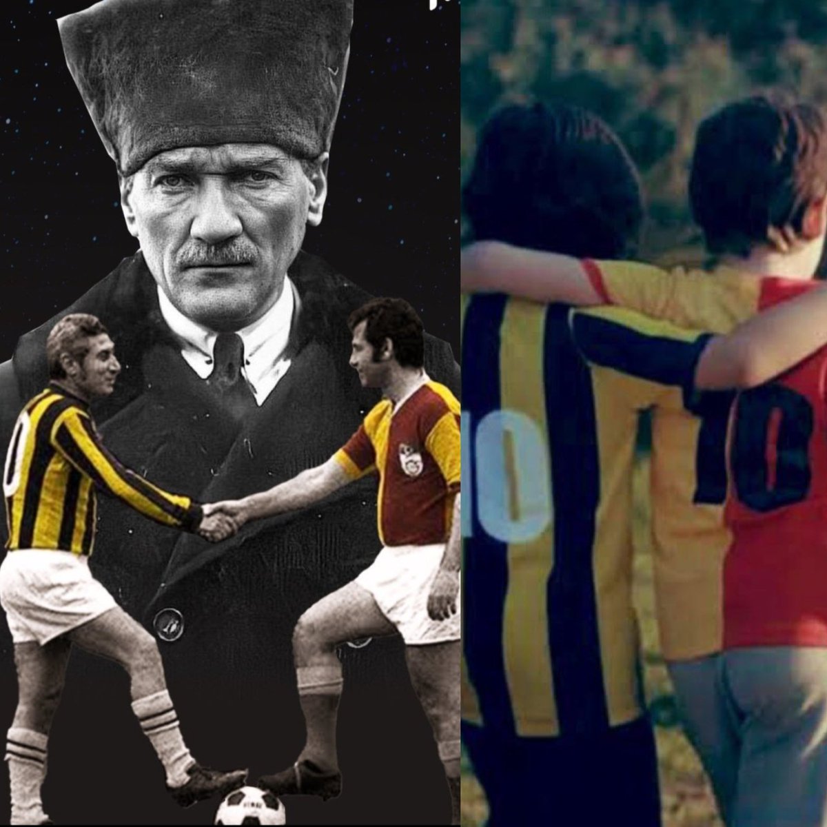 Bush449's tweet photo. Some things are bigger than just a game!! Simply Proud!! #GSvFB❤️💛🇹🇷💛❤️ https://t.co/82vJ305eUT
