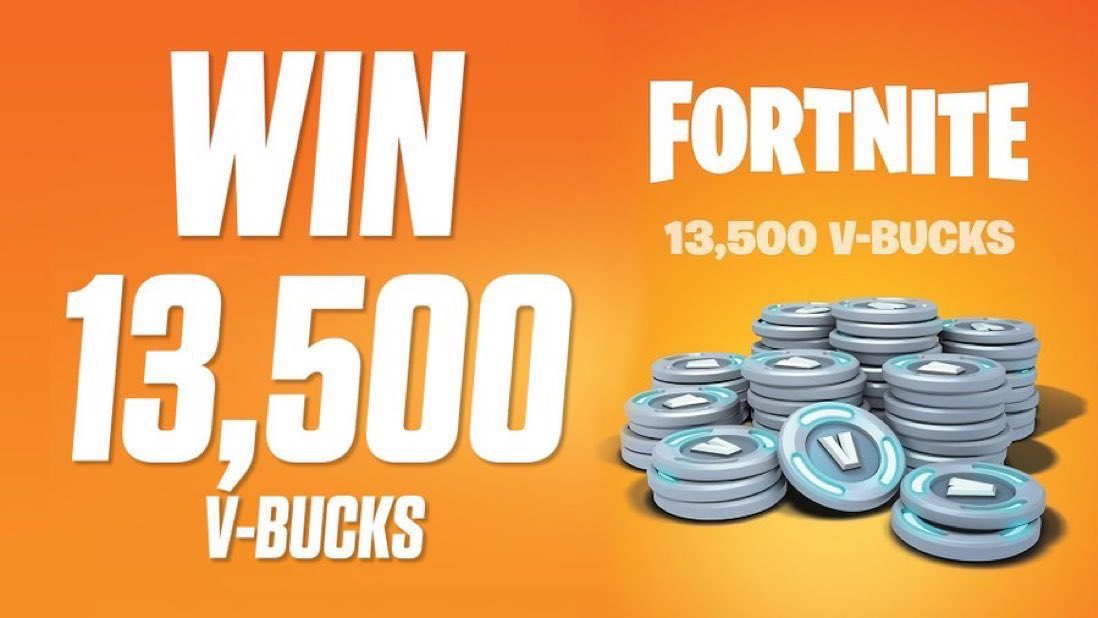 13,500 V-Bucks • Ends in 24 Hours 
🟠 retweet this tweet 
🟠 follow <a href="/Treslia_/">Treslia</a> &amp; myself