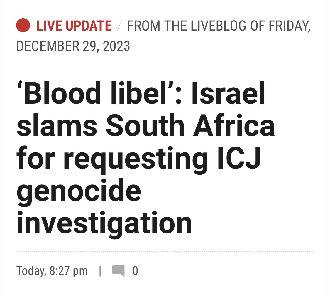 JPHilllllll's tweet photo. South Africa is formally accusing Israel of genocide. Responding with “that’s antisemitic” is not gonna cut it. https://t.co/YPYR7VLo6K
