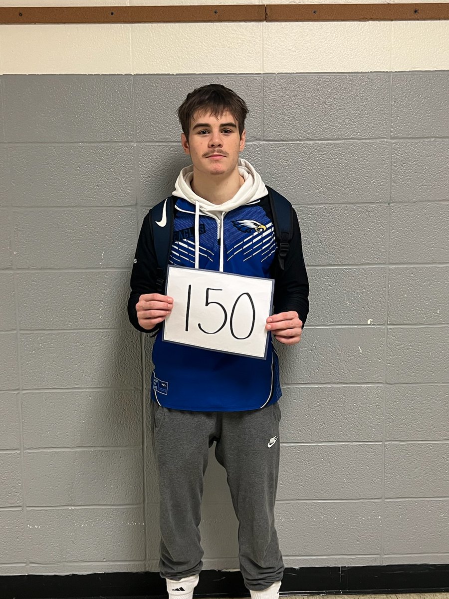 Greene captures his 150th career win with a decision win in the semis. Greene becomes just the 3rd Eagle in school history to reach the 150 win milestone joining Andrew Martin (2014-18) and Mason Hunt (2012-16).