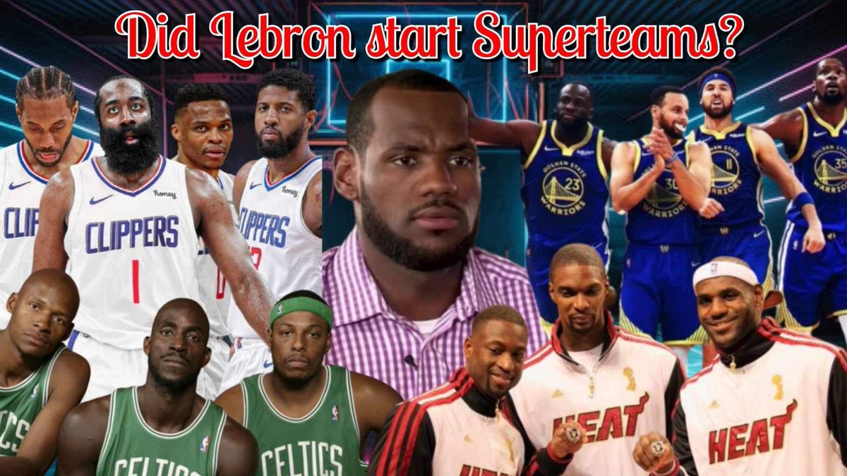 TyRay910's tweet image. Did Lebron start super teams? youtu.be/Agoz0TCA4bQ?si…