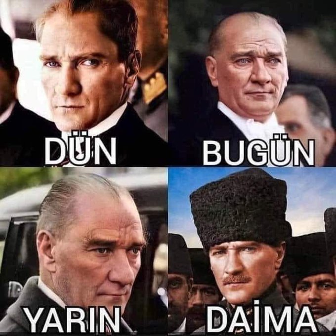 mesutpakdil's tweet photo. Atatürk Etkisi, zaman mekan tanımaz!
Atatürk, “Görevim bitmemiştir, bitmeyecektir, ben toprak olduktan sonra da devam edecektir" demişti. (Atatürk'ün Bütün Eserleri, C.18, s.94) https://t.co/2Cl1WRh0IQ